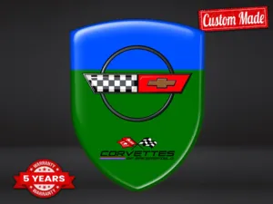 Corvette Autocollants Logo Imprimés Limité Premium Pro